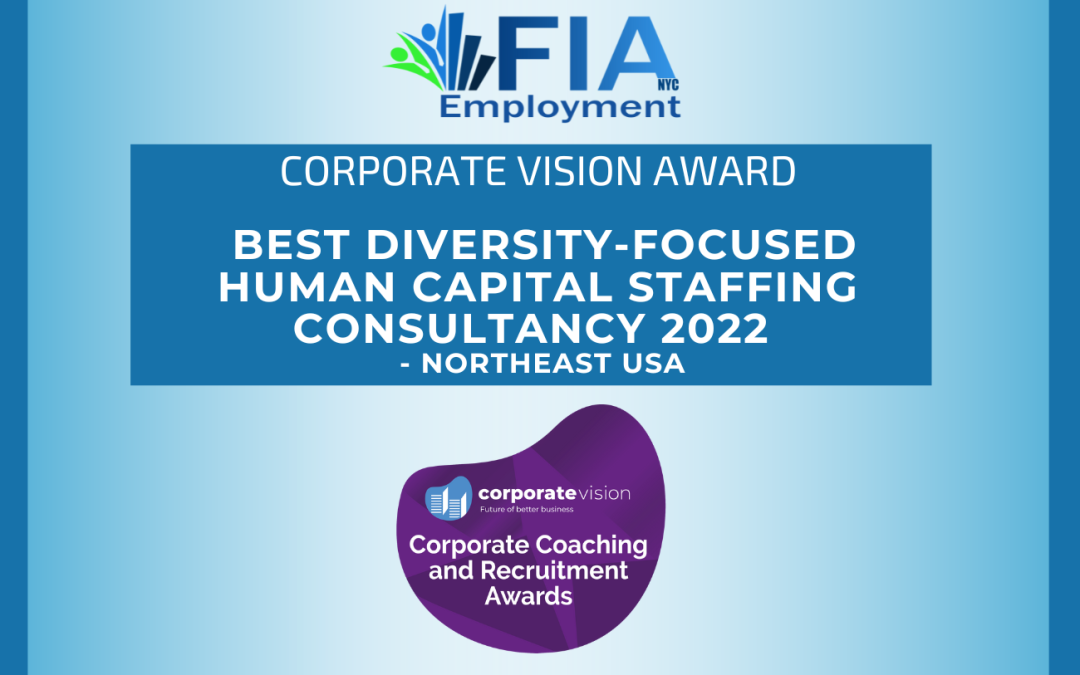 FIA NYC Wins Best Diversity-Focused Award